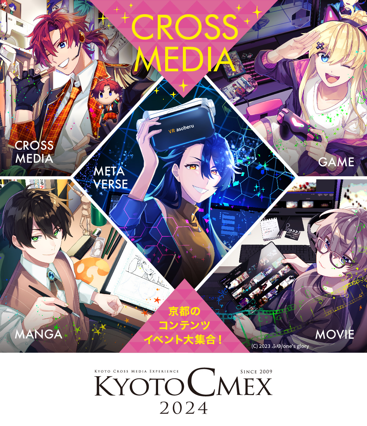 KYOTO CMEX : マンガ・アニメ × 映画・映像 × ゲーム × クロスメディア × メタバース