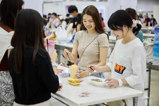 ▲キャラカフェのコラボメニュー(2024年)